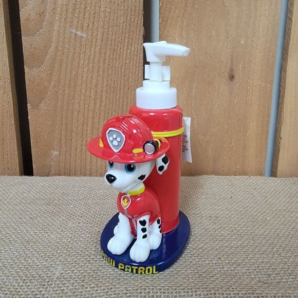 Paw Patrol Marshall Dalmation Fireman Ceramic Soap Shampoo Lotion Container 2016 - Picture 2 of 5